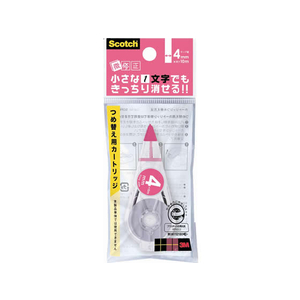 3M スコッチ修正テープ微修正 4mm 交換用カートリッジ 1個 F884303-SCPR-4NN-イメージ1
