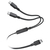 エレコム USB Type-C&trade; - USB Type-C 2WAYケーブル(USB2．0/140W/メッシュ) ブラック MPA-CCCA12BK-イメージ1