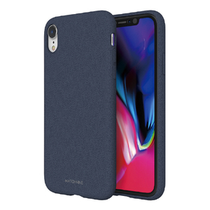 Matchnine iPhone XR用ケース JELLO PEBBLE ネイビーブルー MN13989I61-イメージ1