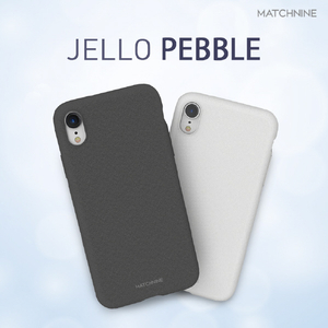 Matchnine iPhone XR用ケース JELLO PEBBLE ネイビーブルー MN13989I61-イメージ2