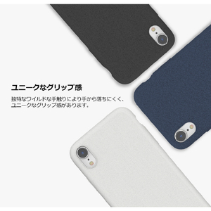 Matchnine iPhone XR用ケース JELLO PEBBLE ネイビーブルー MN13989I61-イメージ5