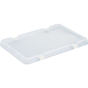 岐阜プラスチック工業 ST型コンテナーST-28Bロック蓋 透明 FC815GU-3960676-イメージ1