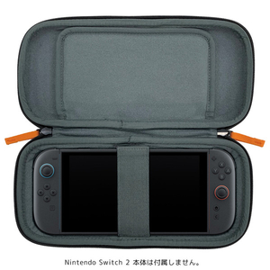キーズファクトリー スリムハードケース for Nintendo Switch 2 ブラック WSH0011-イメージ5