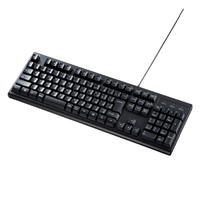 サンワサプライ 日本語109キーボード ブラック SKB-109PBK