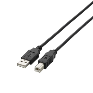 エレコム USB2．0ケーブル(0．7m) ブラック U2C-BN07BK-イメージ2
