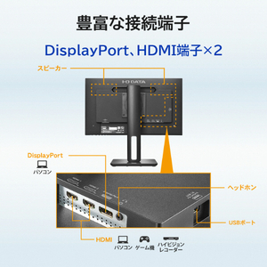 I・Oデータ 21．5型液晶ディスプレイ ブラック LCD-D221SV-F-イメージ3