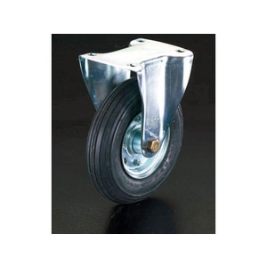エスコ キャスター 固定金具 空気入車輪 200mm FCY9028-EA986HG-200-イメージ1