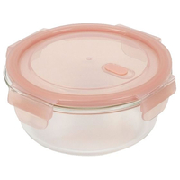 パール金属 耐熱ガラスバルブ付保存容器丸型 620ml FC174NX-HB-5956