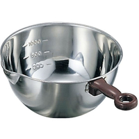 江部松商事 EBM/18-8 目盛付 手付 片口ボール 中(直径180) FC496KZ-0400000