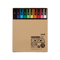 三菱鉛筆 ポスカ 細字 10色セット F859120-PC-3MT10C