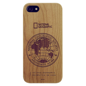 National Geographic iPhone SE(第3世代)/SE(第2世代)/8/7用ケース 130th Anniversary case Nature Wood チェリーウッド NG12991I8-イメージ1