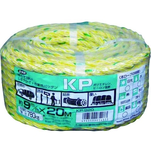 ユタカメイク ロープ KPロープ万能パック 9φ×20m FC999GT-7946155-イメージ1