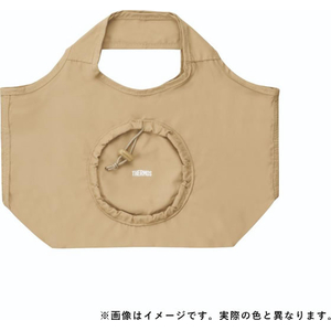 サーモス THERMOS たたまず丸めるエコバッグ 10L ダークグレー FCJ051P-RFL-010 DGY-イメージ2