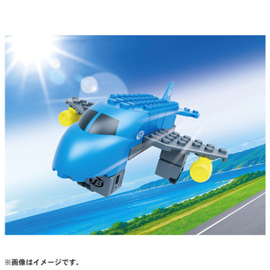 タカラトミー トミカ・プラレールブロック フリースタイル トミカ ブロック エアプレインセット ﾄﾐﾌﾟﾗﾌﾞﾛﾂｸFSｴｱﾌﾟﾚｲﾝｾﾂﾄ-イメージ1
