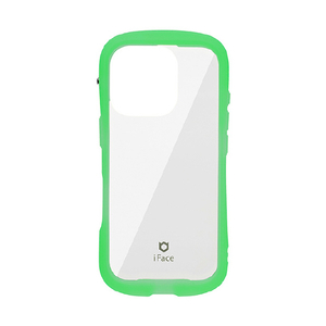 Ｈａｍｅｅ iPhone 16 Pro用強化ガラスクリアケース IFACE REFLECTION NEO クリアグリーン 41-979914-イメージ1