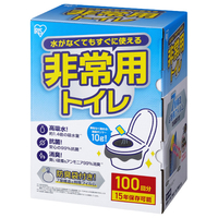 アイリスオーヤマ 非常用トイレセット10g 100回分 BTS10-100