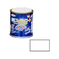 アサヒペン 水性スーパーコート 1／12L ツヤ消し白 FC578NV