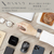 エレコム Apple Watch(41/40/38mm)用ハイブリッドレザーバンド MINIO アッシュグレー×ゼニスブルー AW-41BDMNOGY-イメージ3