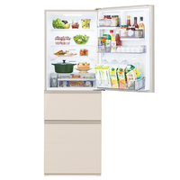 東芝 GR-W36SV(UC) 【右開き】356L 3ドア冷蔵庫 VEGETA グレイン