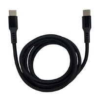 クオリティトラストジャパン PD60W対応 Type-C to Type-C アルティメットタフケーブル 1m ブラック QTC-0422BK