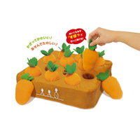 ピーナッツクラブ S04NG-001OR ふわふわ大収穫!ぬいぐるみ畑 にんじん