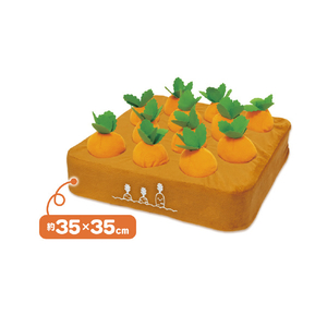 ピーナッツクラブ ふわふわ大収穫!ぬいぐるみ畑 にんじん S04NG-001OR-イメージ1