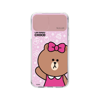 LINE FRIENDS iPhone 11用LIGHT UP CASE ベーシック チョコ KCE-CSA021
