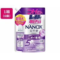 ライオン NANOX one ニオイ専用 つめかえ用 超特大1080g×6個 FCE408K