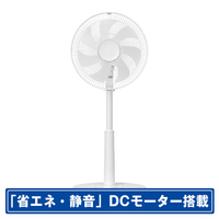 YAMAZEN DCモーター搭載リビング扇風機 RLT-BUD030-W