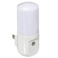エルパ LEDナイトライト 明暗センサー アンバー ホワイト PM-L160(W)