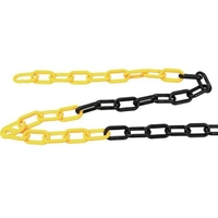 トラスコ中山 プラチェーン 黄／黒 8MM×6M FC681GL-4888847