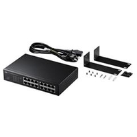 サンワサプライ Giga対応スイッチングハブ（16ポート・ループ検知機能付き） LAN-GIGAH16L