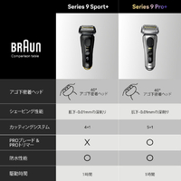 BRAUN 9310S-BSP シリーズ9 スポーツ+(シェーバーケース＆替刃付き