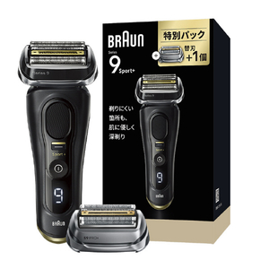 BRAUN シリーズ9 スポーツ+(シェーバーケース付き) アトリエブラック 9310S-BSP BRAUN シリーズ9 スポーツ+(シェーバーケース付き) アトリエブラック 9310S-BSP