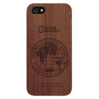 National Geographic iPhone SE(第3世代)/SE(第2世代)/8/7用ケース 130th Anniversary case Nature Wood ローズウッド NG12992I8