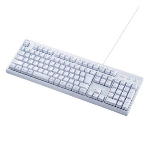 サンワサプライ 日本語109キーボード ホワイト SKB-109UW サンワサプライ 日本語109キーボード ホワイト SKB-109UW