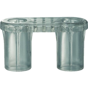 サンコー プラスチックフェンス用ジョイントCU型 805199 透明 805199 FC368XK-4593588-イメージ1