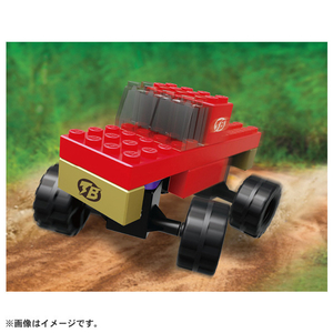タカラトミー トミカ・プラレールブロック フリースタイル モンスタートラックセット ﾄﾐﾌﾟﾗﾌﾞﾛﾂｸFSﾓﾝｽﾀ-ﾄﾗﾂｸｾﾂﾄ-イメージ1