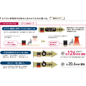 コロナ 石油ファンヒーター e angle select WZ-E5シリーズ (KG)グランブラック FH-WZ5725E5(KG)-イメージ20