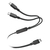 エレコム USB Type-C&trade; - USB Type-C 2WAYケーブル(USB2．0/140W/メッシュ) 1．2m ブラック U2C-CCCA12BK-イメージ1