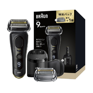 BRAUN シリーズ9 スポーツ+(5in1自動アルコール洗浄器&シェーバーケース付き ) アトリエブラック 9350CC-BSP BRAUN シリーズ9 スポーツ+(5in1自動アルコール洗浄器&シェーバーケース付き ) アトリエブラック 9350CC-BSP
