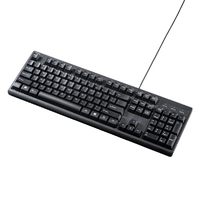 サンワサプライ 英語PS/2キーボード ブラック SKB-E5PBK