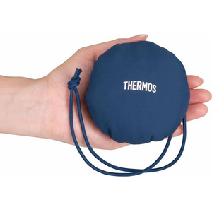 サーモス THERMOS たたまず丸めるエコバッグ 10L ネイビー FCJ052P-RFL-010 NVY-イメージ6