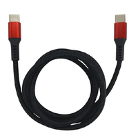 クオリティトラストジャパン PD60W対応 Type-C to Type-C アルティメットタフケーブル 1m レッド QTC-0422RD