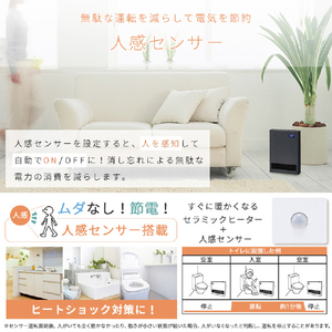YUASA 分解セラミックヒーター グレー YA-S1228SGM(H)-イメージ9
