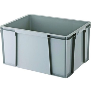 トラスコ中山 TRUSCO THC型コンテナ 有効内寸541×371×310 グレー FC654GU-2074033-イメージ1