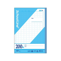 キョクトウ スクールラインプラス 200字 セミB5 30枚 FC653TG-LSP200
