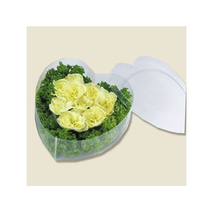 ヘイコー PVC クリスタルボックス ハート 小 無地 10個 FC271SF-006853400-イメージ3