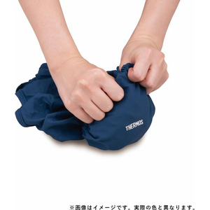 サーモス THERMOS たたまず丸めるエコバッグ 18L ベージュ FCJ053P-RFL-018 BE-イメージ3