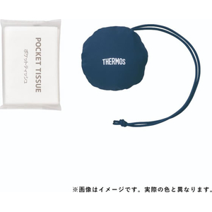 サーモス THERMOS たたまず丸めるエコバッグ 18L ベージュ FCJ053P-RFL-018 BE-イメージ7
